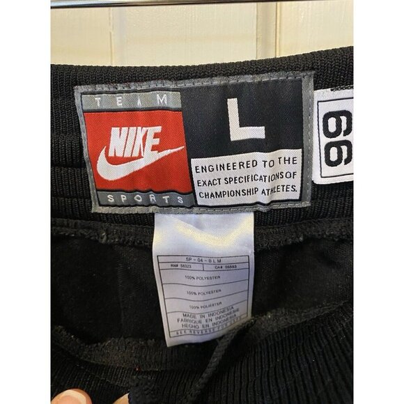 Nike NBA 76ers Sixers Joggers Sweatpants Black Athleisure Basketball Tear Away - Picture 5 of 16